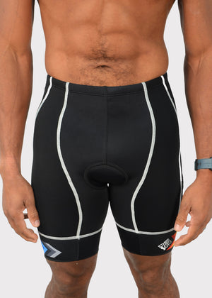 Pantalón corto de triatlón Forza de tiro alto y 4 bolsillos para hombre