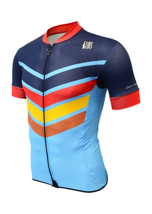 Men's Skin Cooler Full Zip Top - Chevron - Size Small