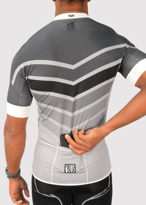 Men's Skin Cooler Full Zip Top - Chevron - Size Small