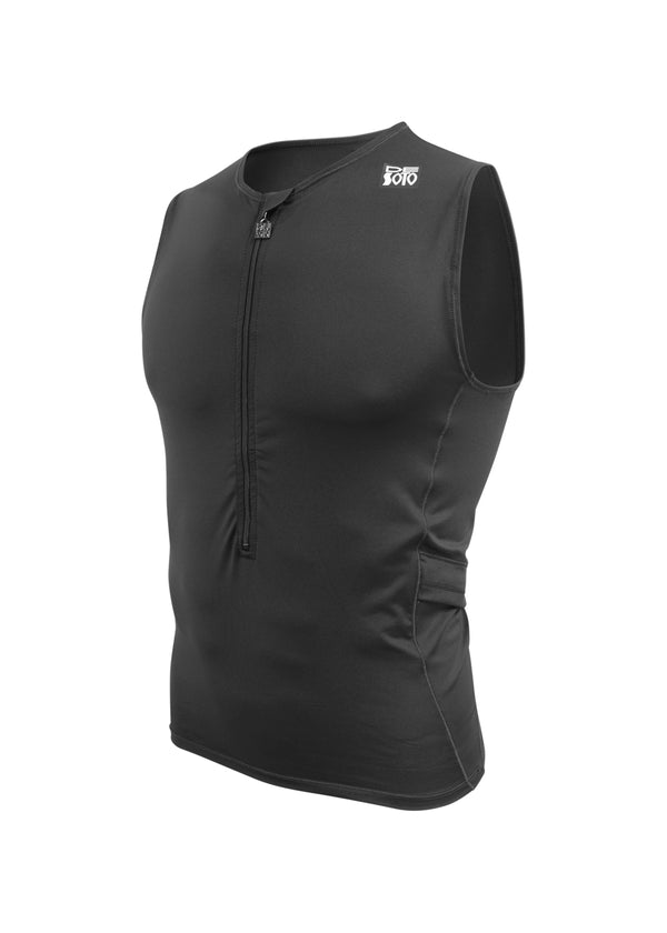 SKIN COOLER HALF ZIP TOP* 