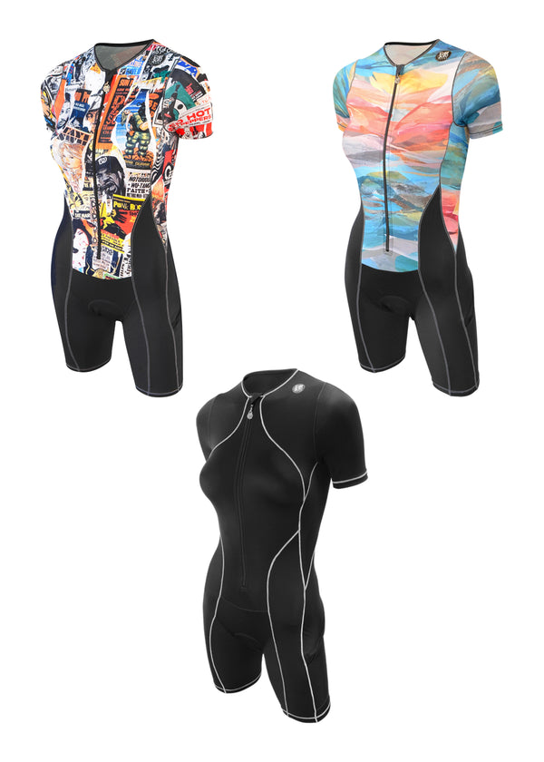 Women’s “Sneak-A-Poo” Riviera Flisuit™-Rock'n Roll