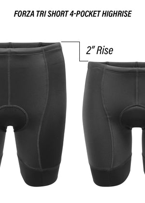Men's Forza Tri Short Highrise 4-Pocket- BYO (Build Your Own)