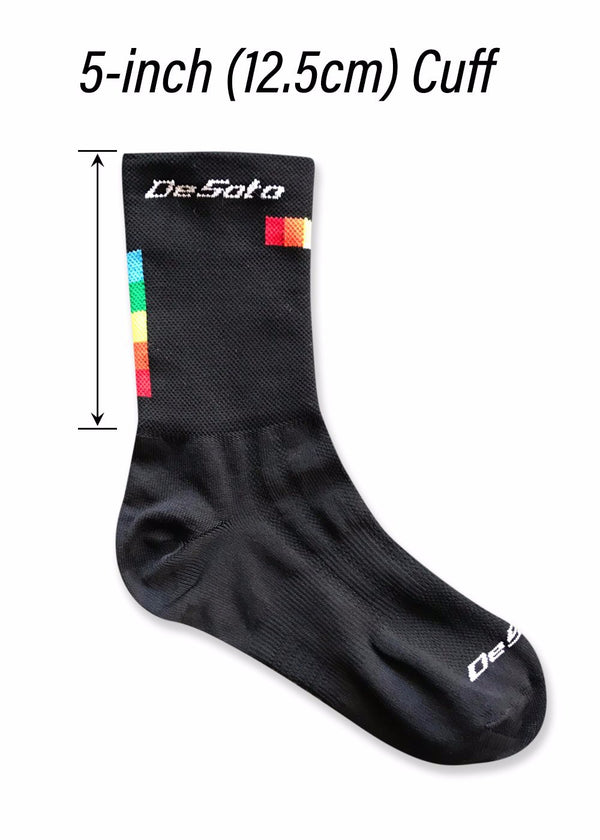 Run-Cycle-Socken – Schwarz Arcenciel* 